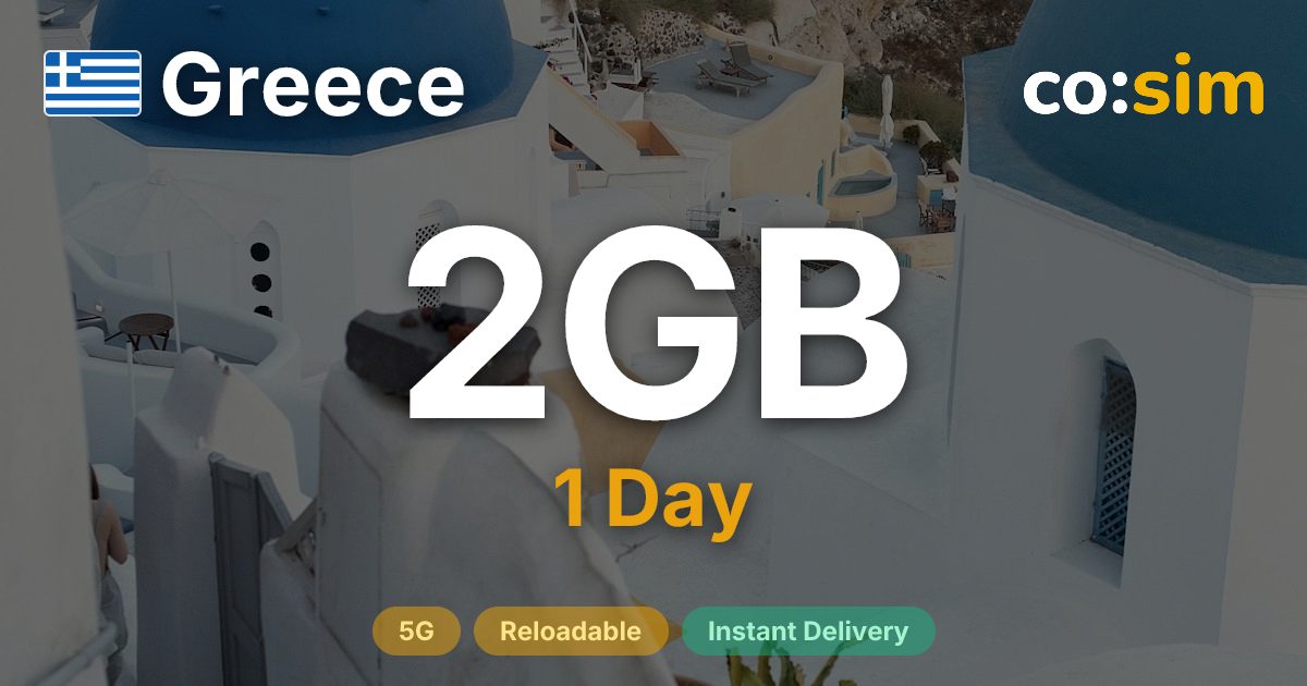 Griechenland eSIM — 2GB+∞