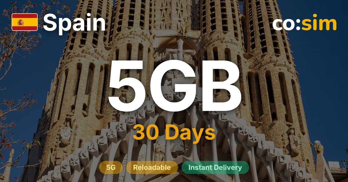 Spain eSIM — 5GB
