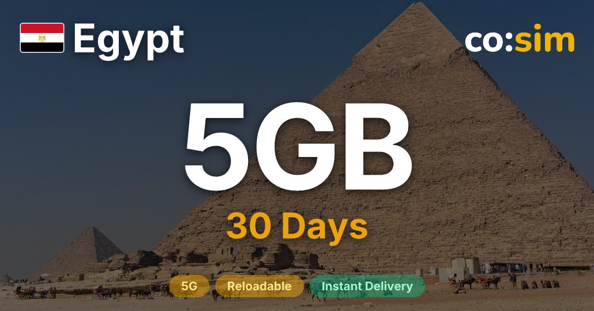 Egypt eSIM — 5GB