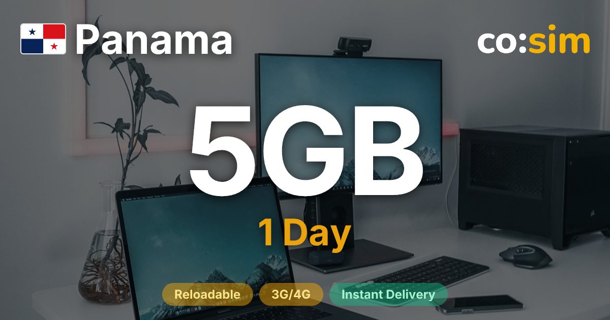 Panama eSIM — 5GB+∞