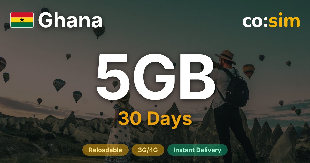 Ghana eSIM — 5GB