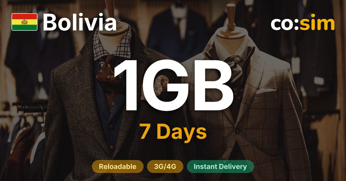 Bolivia eSIM — 1GB