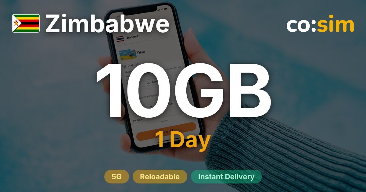Zimbabwe eSIM — 10GB+∞
