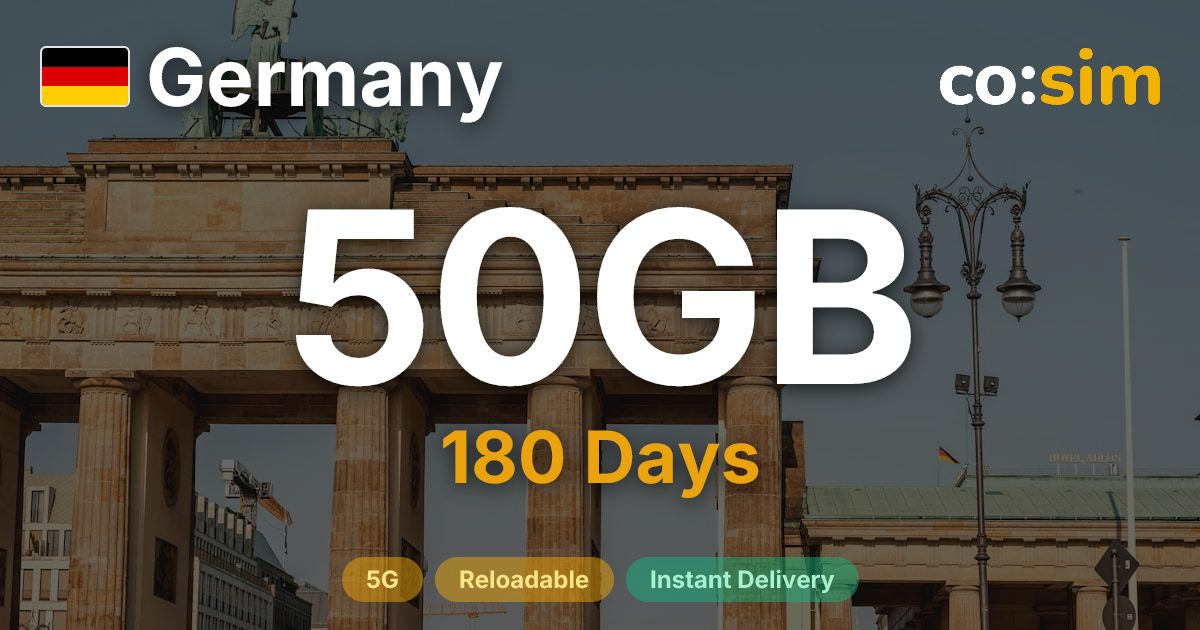 Germany eSIM — 50GB