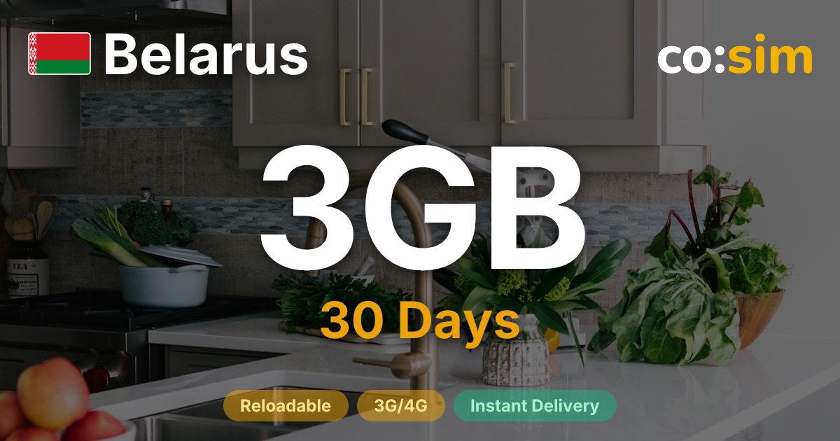 Belarus eSIM — 3GB