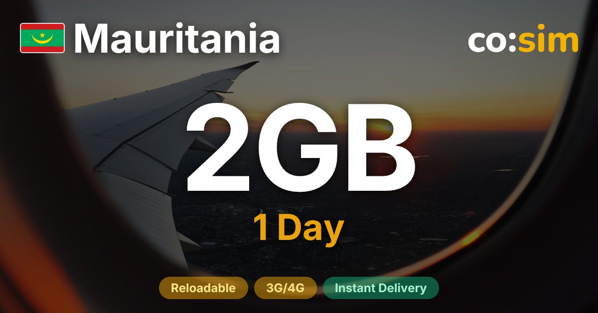 Mauritania eSIM — 2GB+∞