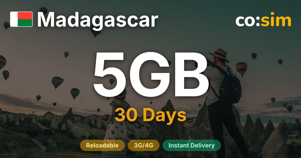 Madagascar eSIM — 5GB