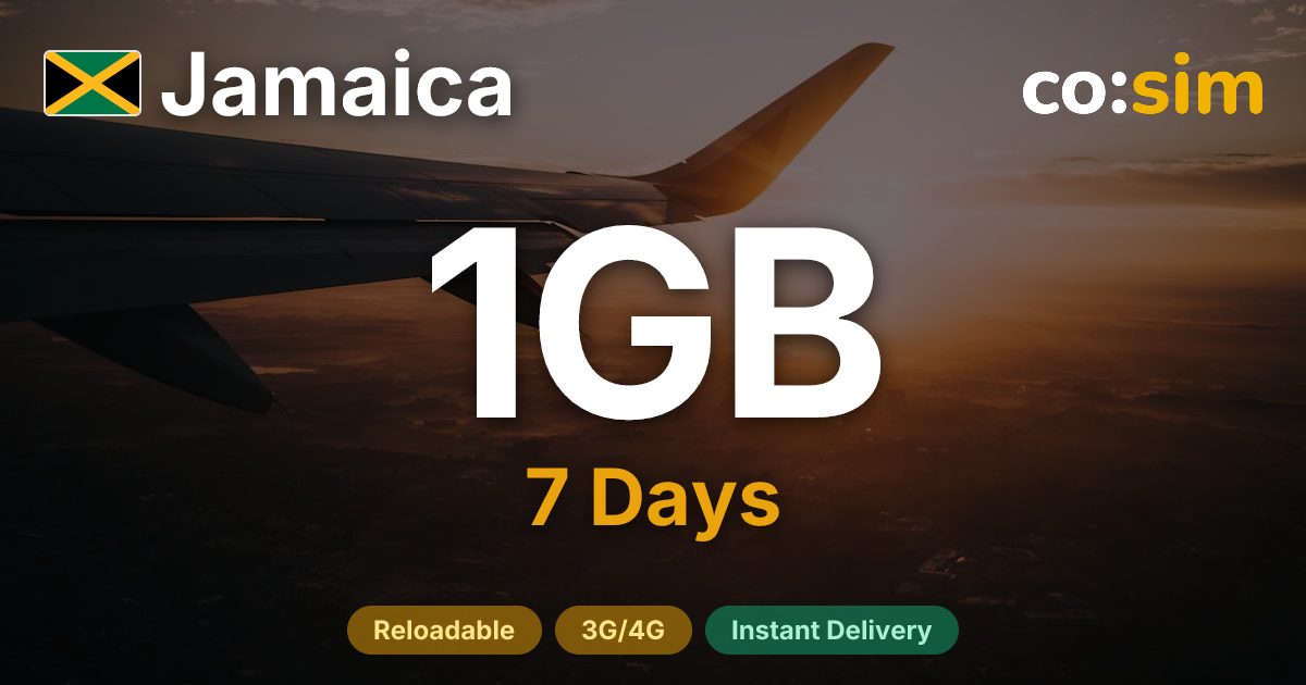 Jamaica eSIM — 1GB