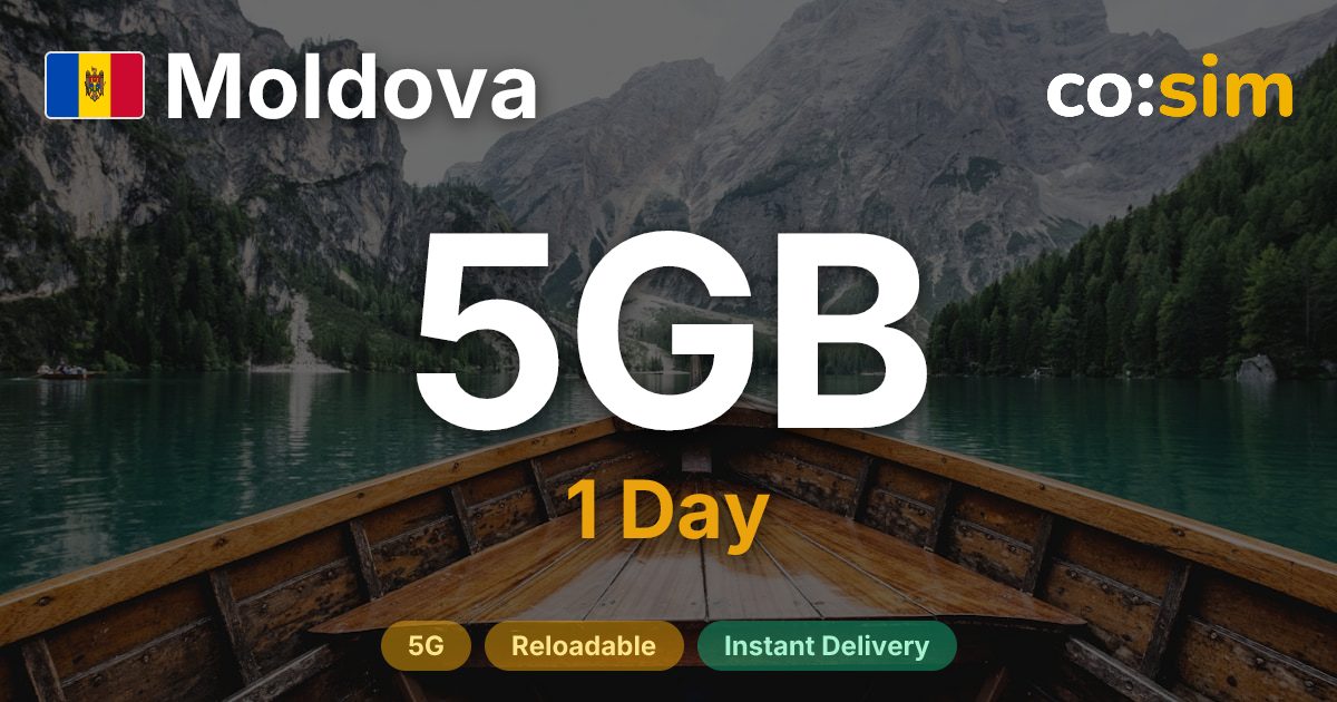 Moldova eSIM — 5GB+∞