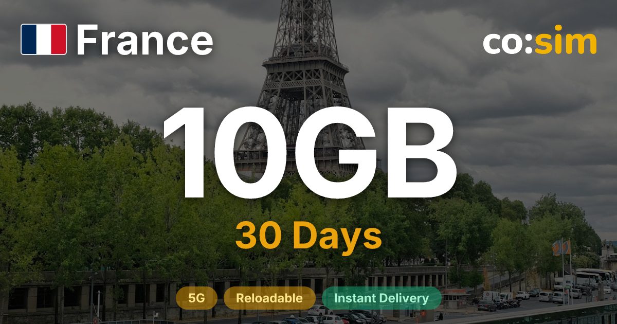 France eSIM — 10GB