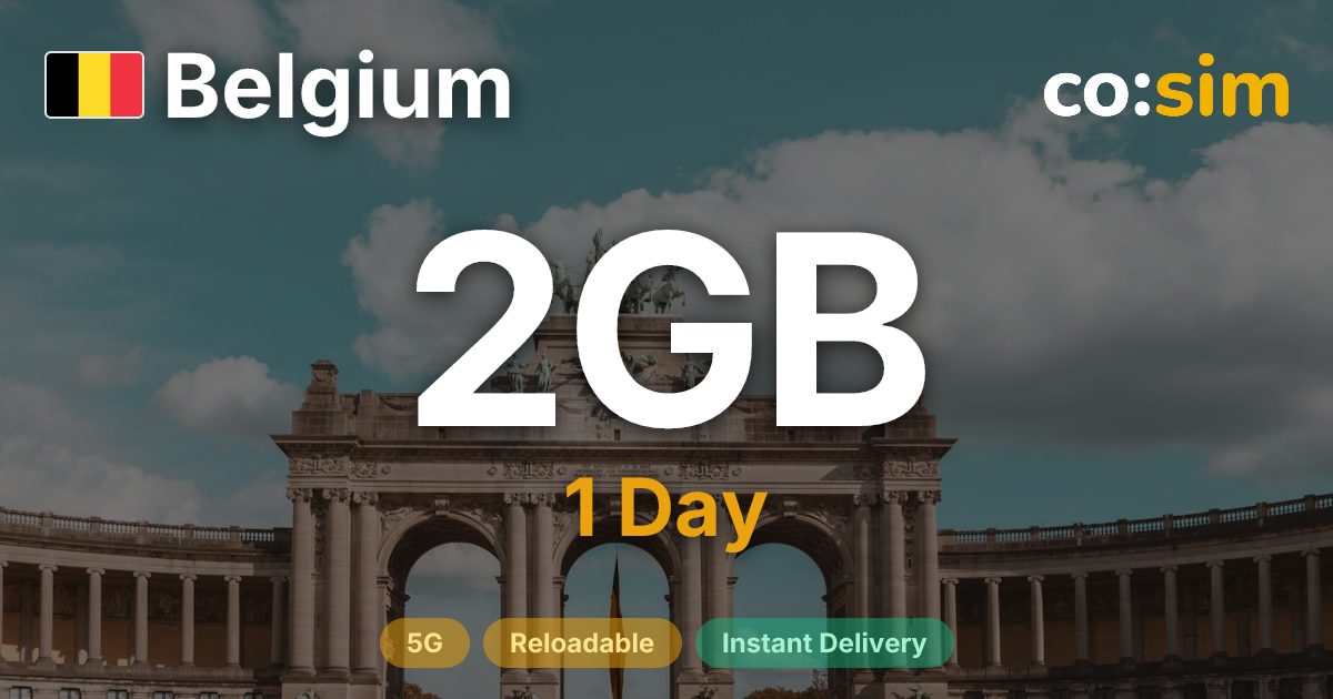 Belgium eSIM — 2GB+∞