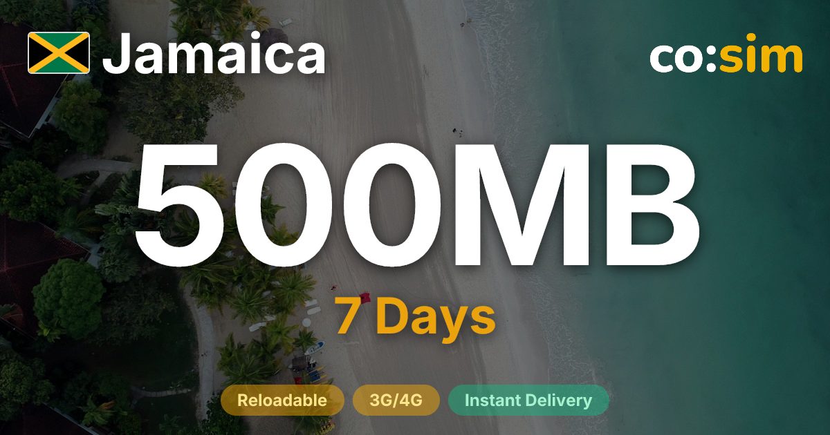 Jamaica eSIM — 500MB