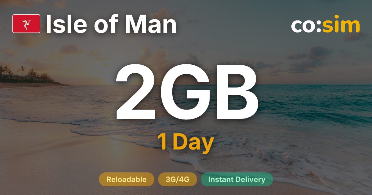 Île de Man eSIM — 2GB+∞