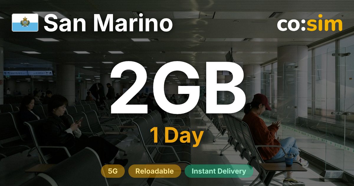 San Marino eSIM — 2GB+∞