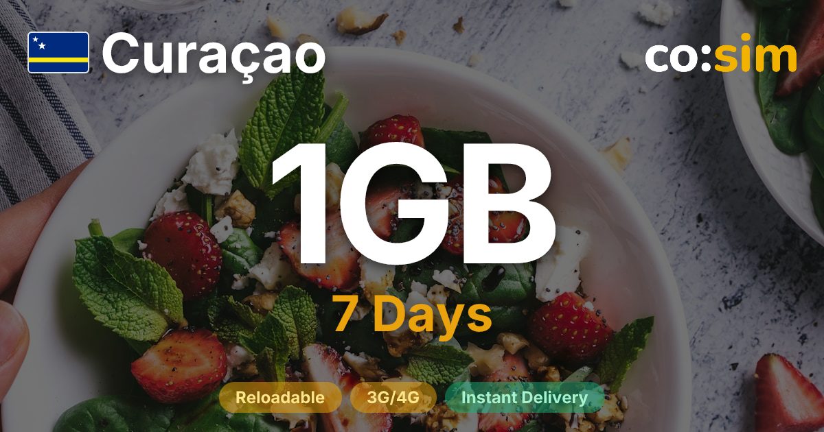 Curaçao eSIM — 1GB