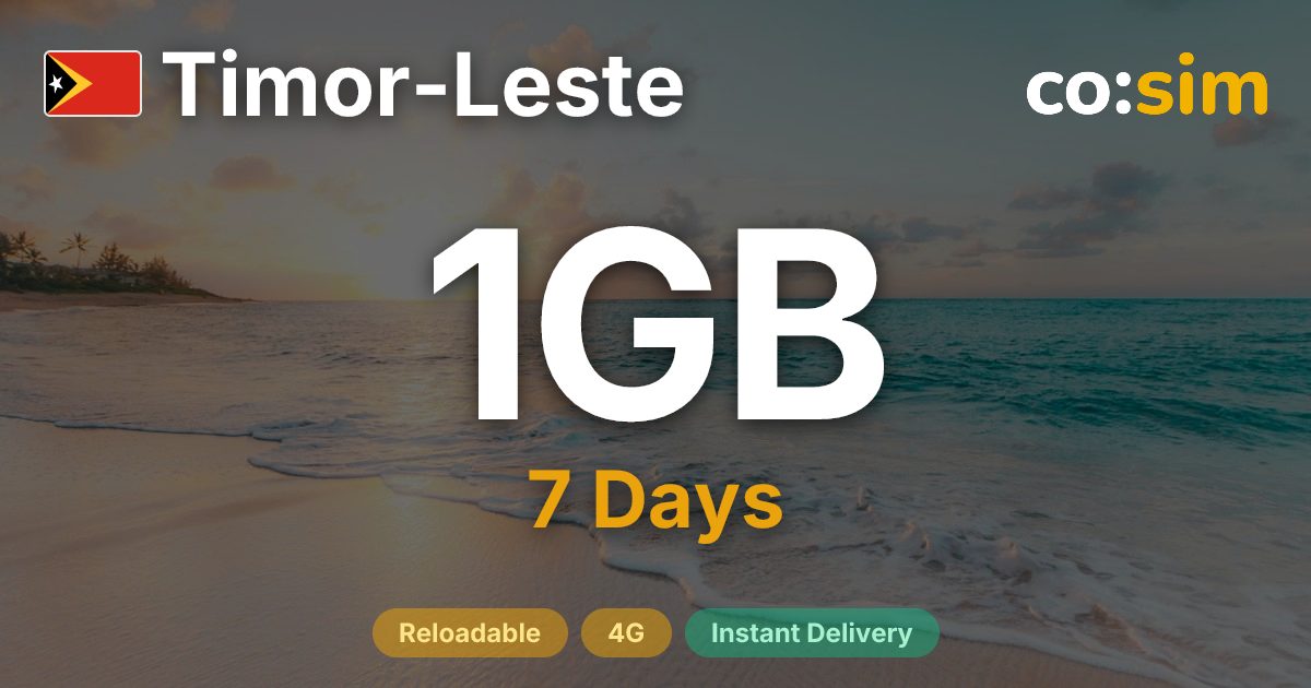 Timor-Leste eSIM — 1GB