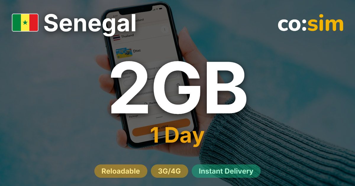 Senegal eSIM — 2GB+∞