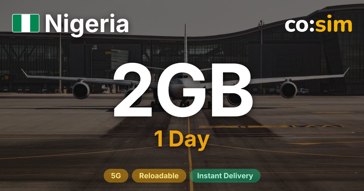 Nigeria eSIM — 2GB+∞
