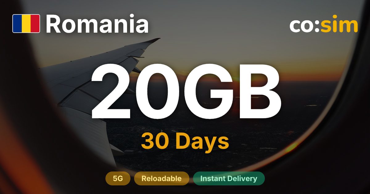 Romania eSIM — 20GB