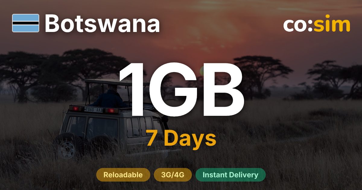 Botswana eSIM — 1GB