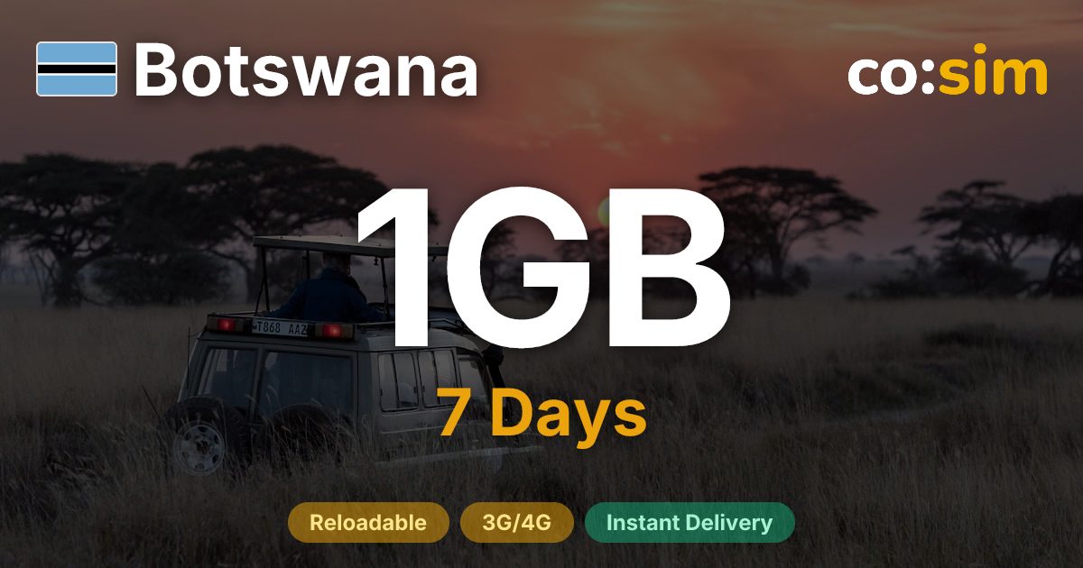 Botswana eSIM — 1GB