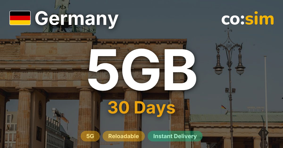 Germany eSIM — 5GB
