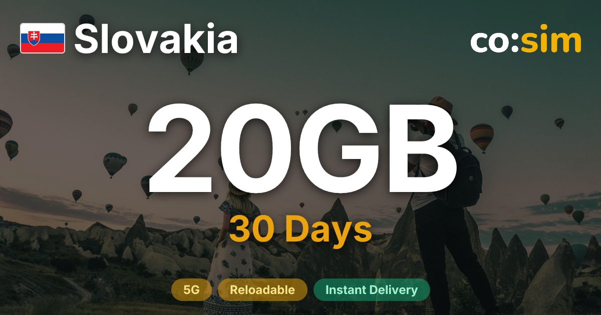 Slovakia eSIM — 20GB
