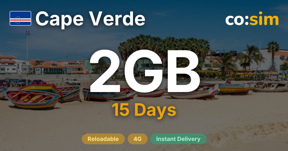 Kap Verde eSIM — 2GB