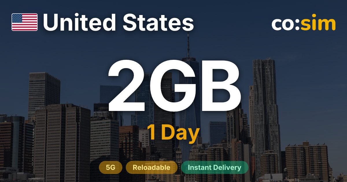 United States eSIM — 2GB+∞