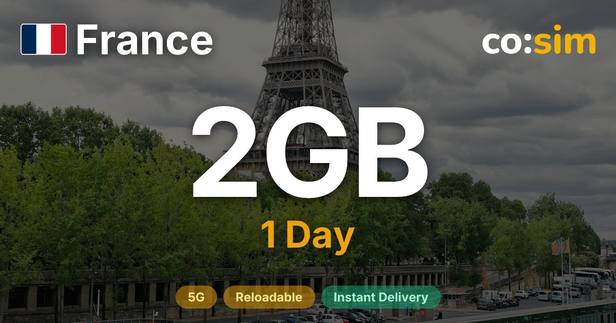 France eSIM — 2GB+∞