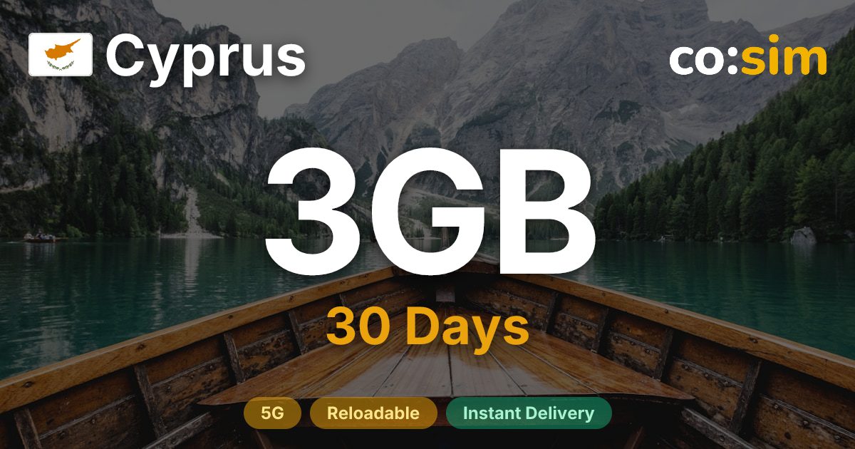 Cyprus eSIM — 3GB