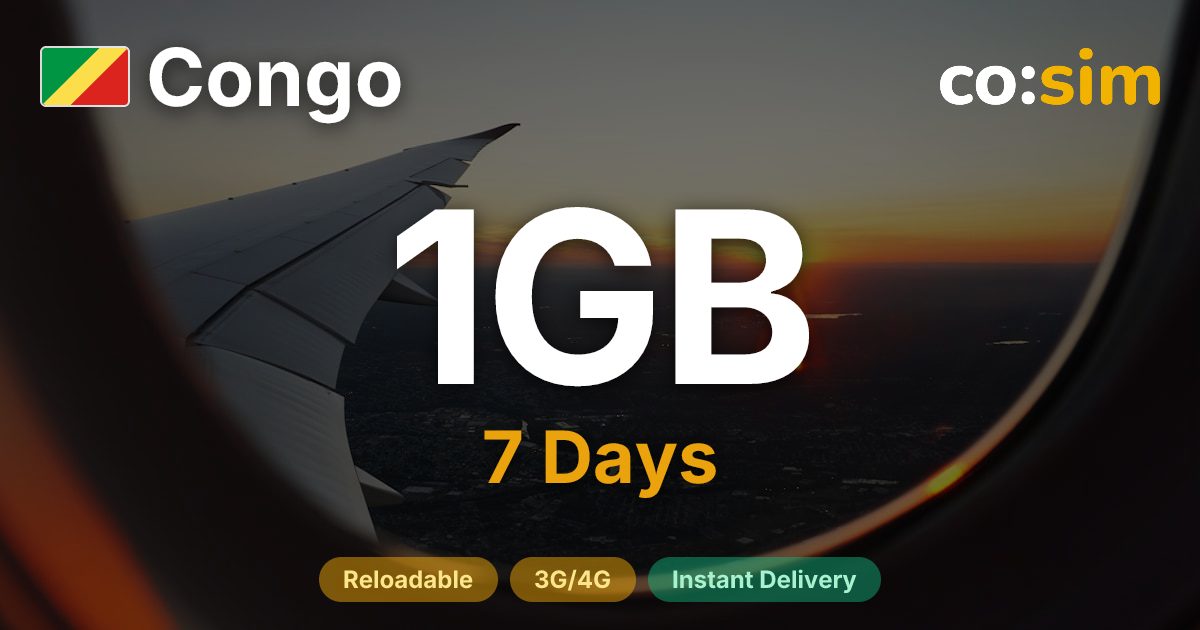 Congo eSIM — 1GB
