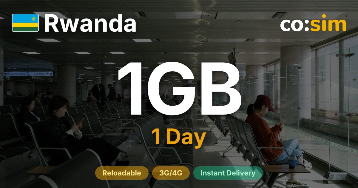 Ruanda eSIM — 1GB+∞