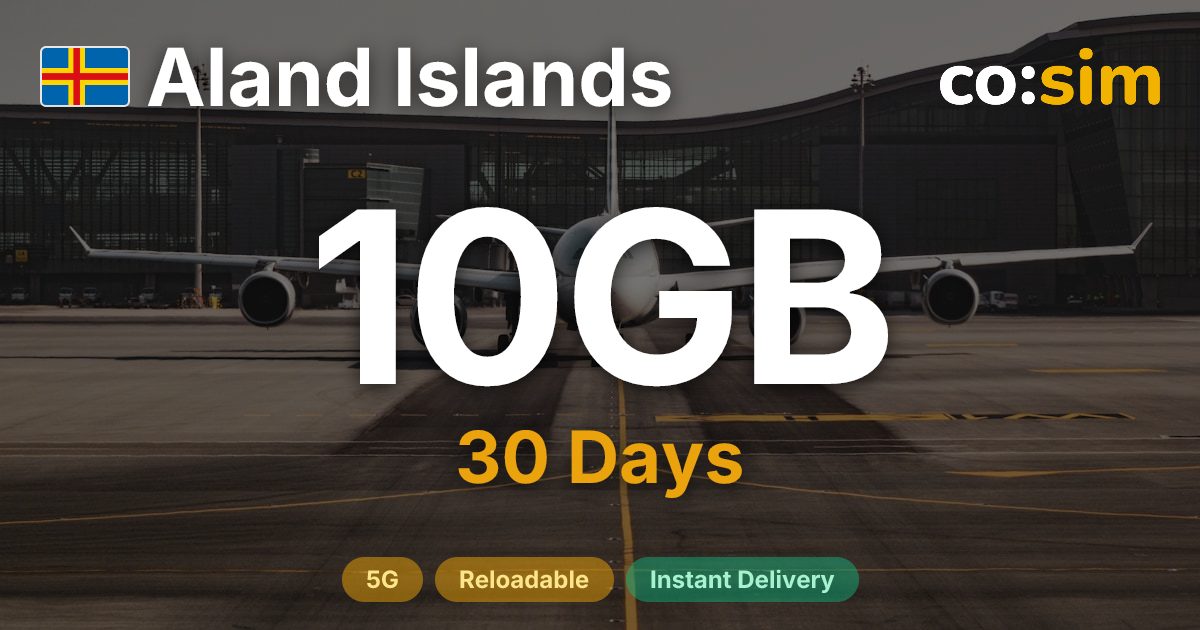 Åland Islands eSIM — 10GB
