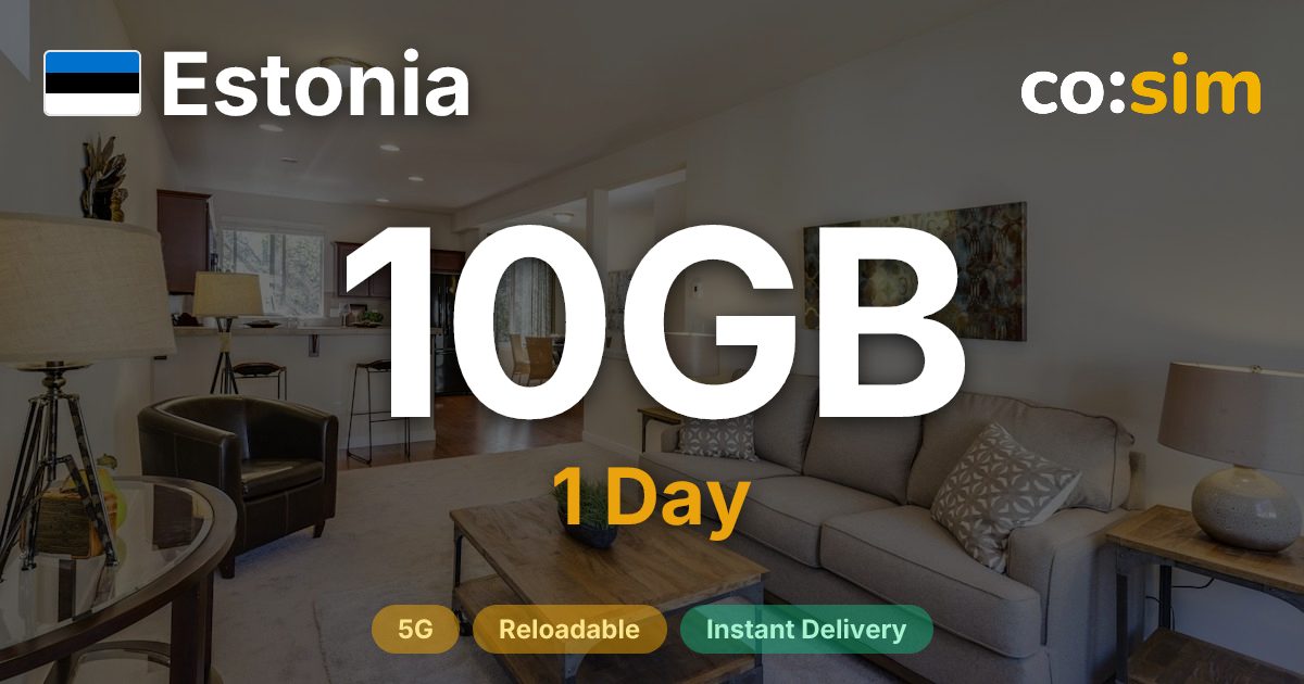 Estonia eSIM — 10GB+∞