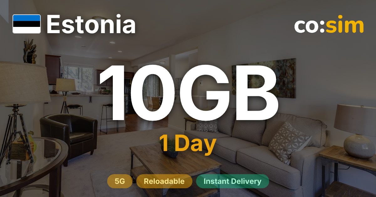 Estonia eSIM — 10GB+∞