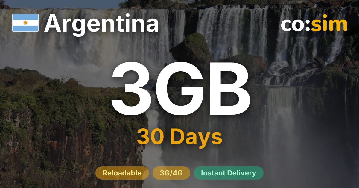 Argentina eSIM — 3GB