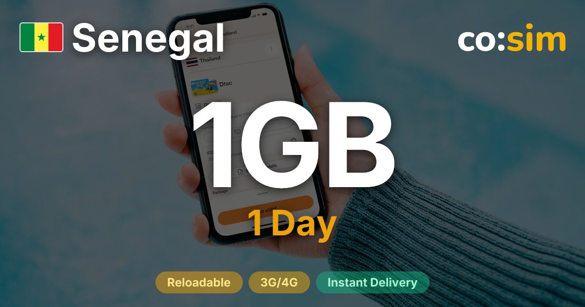 Senegal eSIM — 1GB+∞