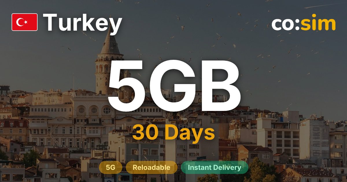 Türkei eSIM — 5GB