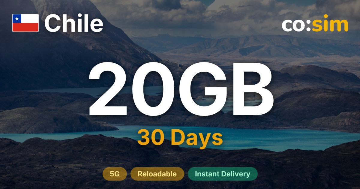 Chile eSIM — 20GB