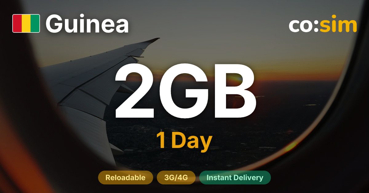 Guinea eSIM — 2GB+∞