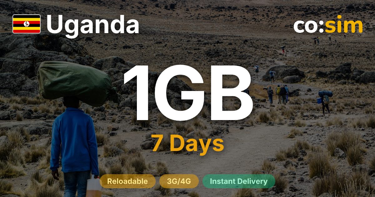 Uganda eSIM — 1GB