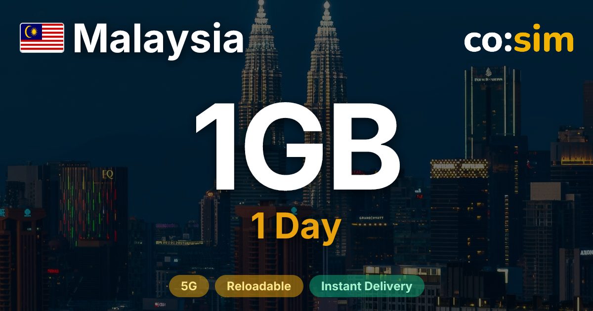 Malaysia eSIM — 1GB+∞