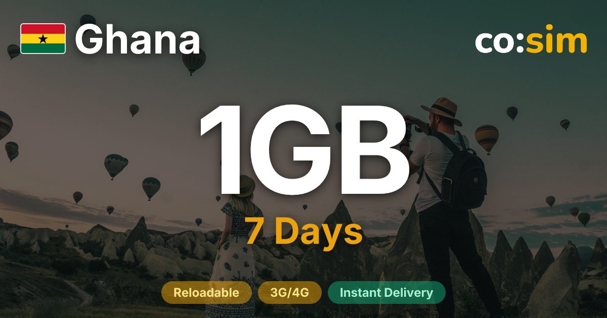 Ghana eSIM — 1GB