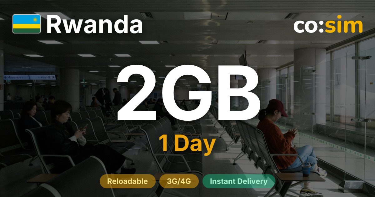 Ruanda eSIM — 2GB+∞