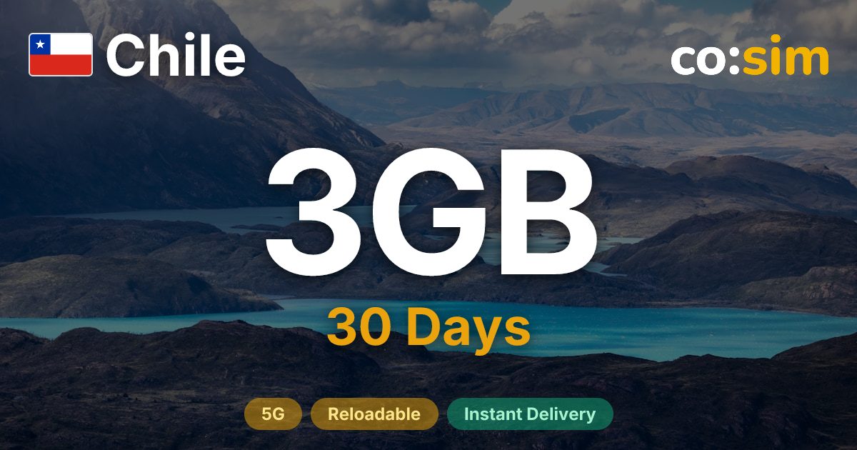 Chile eSIM — 3GB