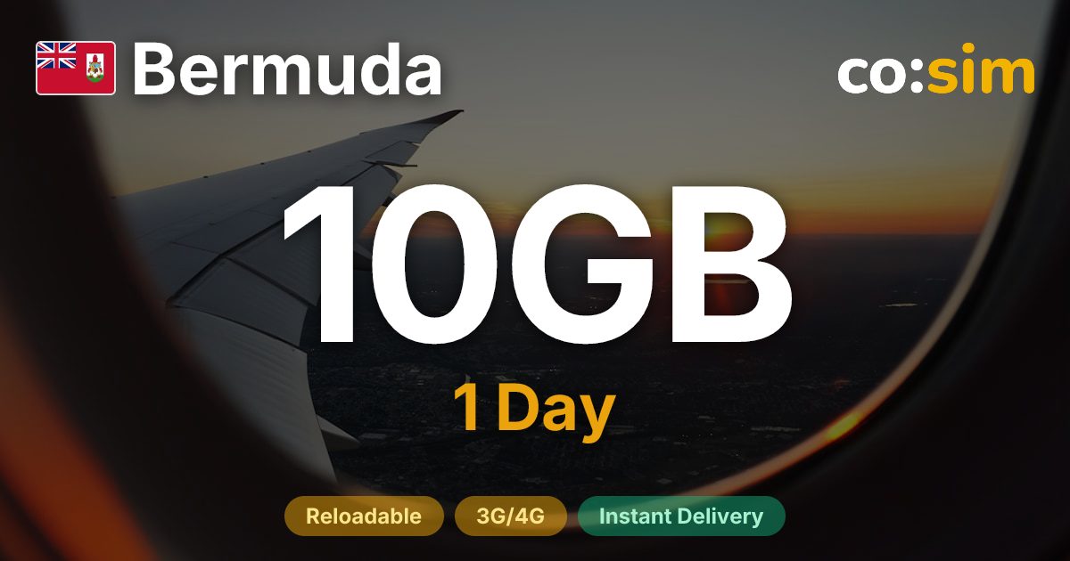 Bermudes eSIM — 10GB+∞