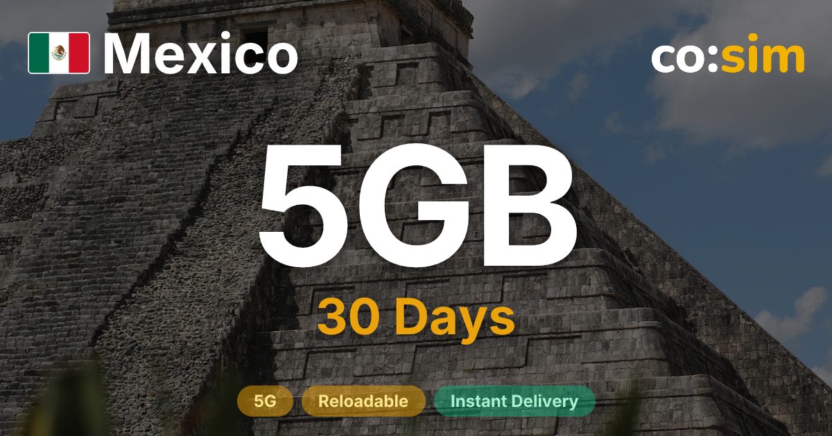 Mexico eSIM — 5GB