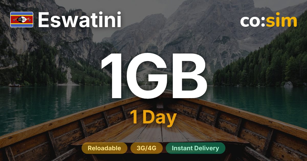 Eswatini eSIM — 1GB+∞