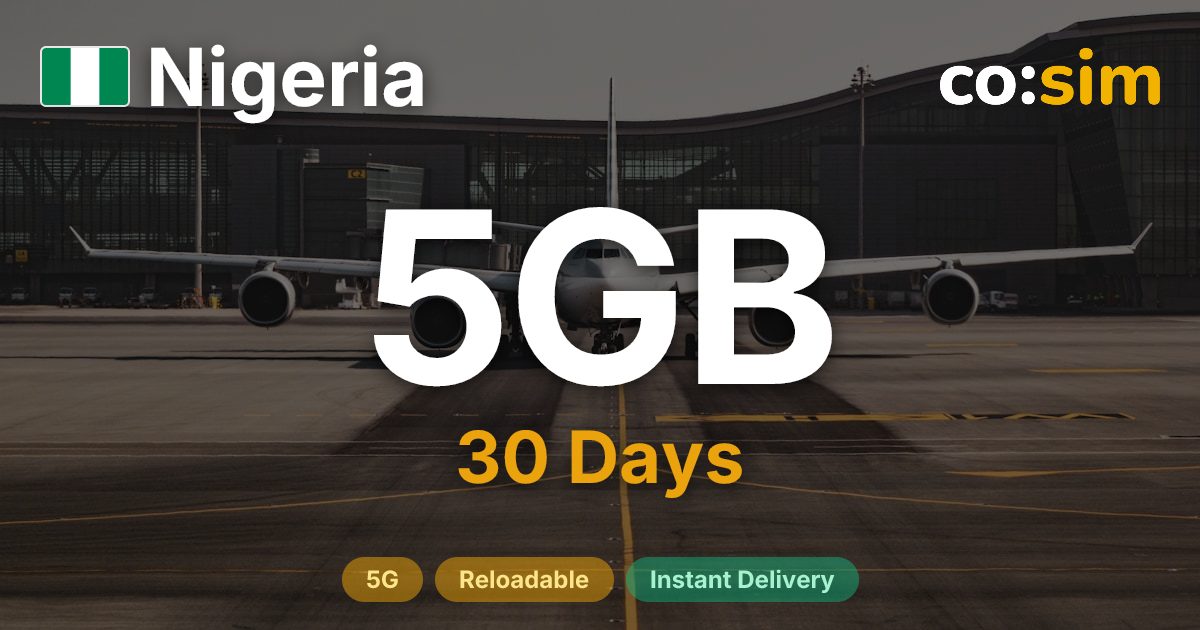 Nigeria eSIM — 5GB